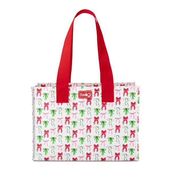 Ribbons and Bows Large Reusable Gift Bag