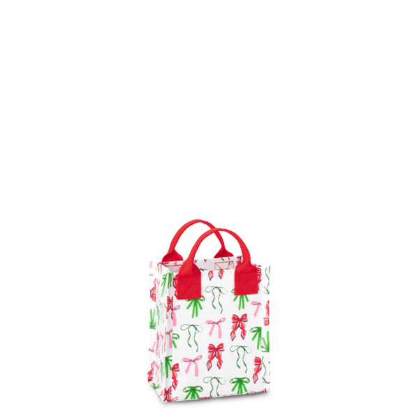 Ribbons and Bows Mini Reusable Gift Bag