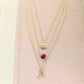 University of Alabama Matte Trio Adjustable Necklace