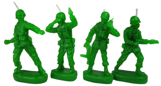 Army Men Toy Soldier Birthday Candle Set