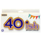 40ish Birthday Candle Set