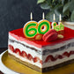 60ish Birthday Candle Set