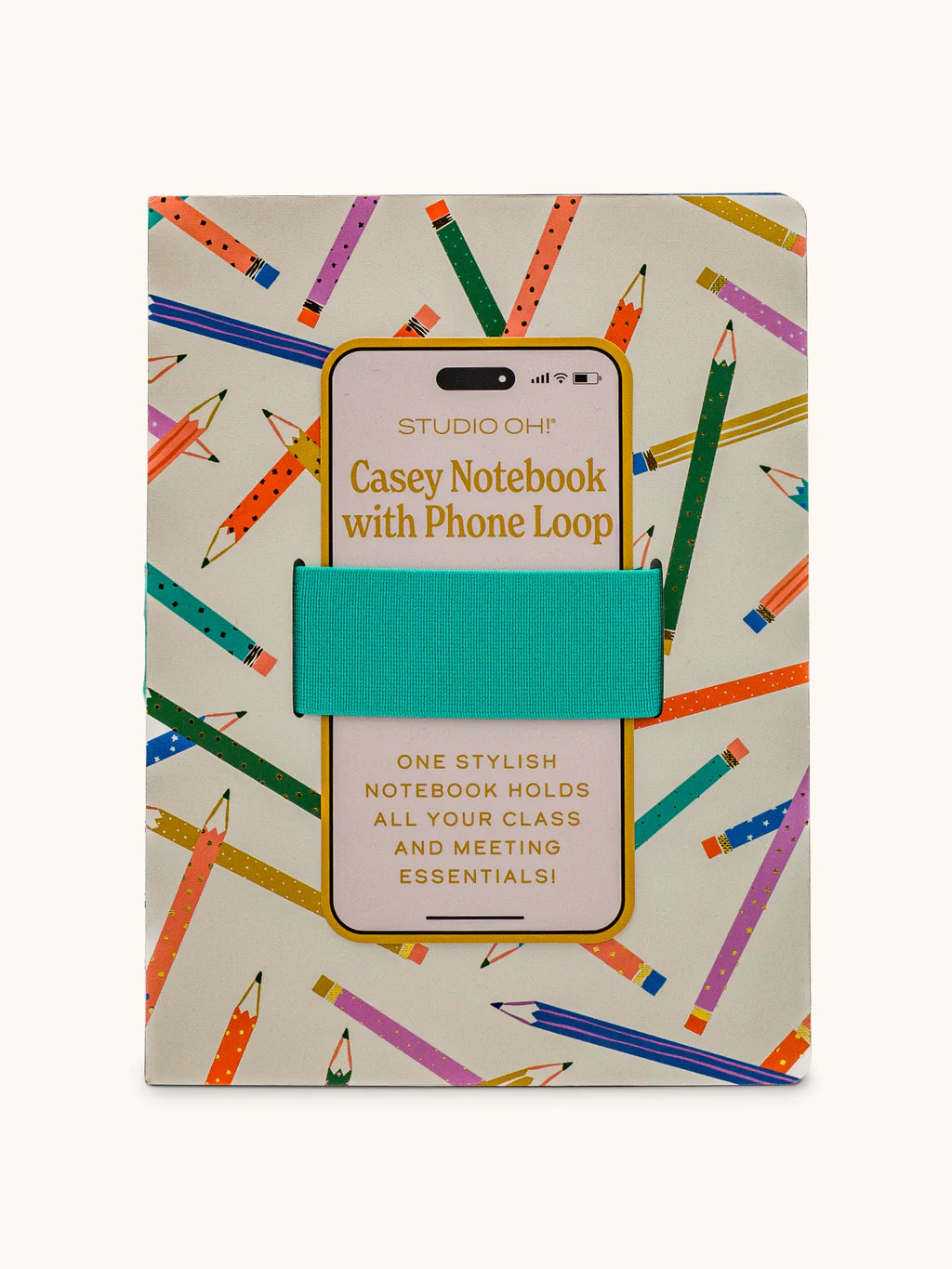 Make Your Mark Casey Notebook with Phone Loop