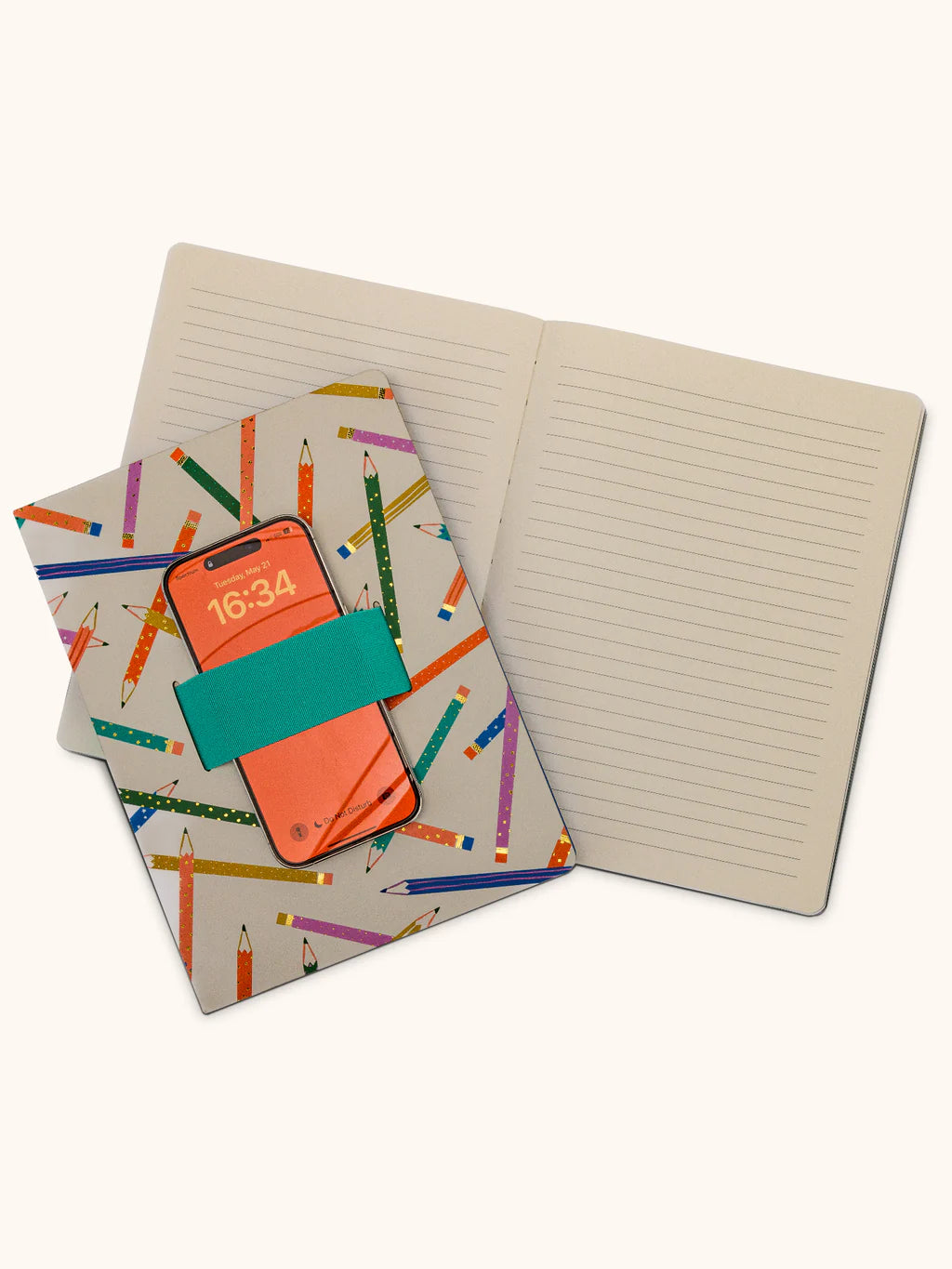 Make Your Mark Casey Notebook with Phone Loop