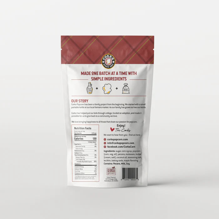 Caramel Maple Pecan Popcorn (6oz)