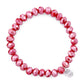 Clarksville 8mm Crystal Bracelet: Blackberry