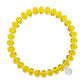 Clarksville 8mm Crystal Bracelet: Citrine