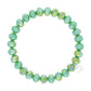 Clarksville 8mm Crystal Bracelet: Fir Green