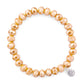 Clarksville 8mm Crystal Bracelet: Honey