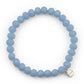 Clarksville 8mm Crystal Bracelet: Light Blue