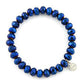 Clarksville 8mm Crystal Bracelet: Metallic Midnight