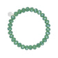 Clarksville 8mm Crystal Bracelet: Soft Green