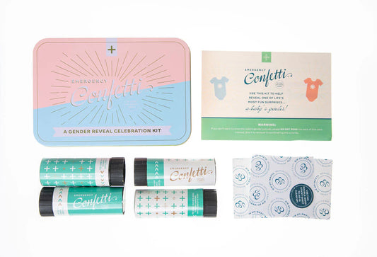 Gender Reveal Confetti Celebration Kit