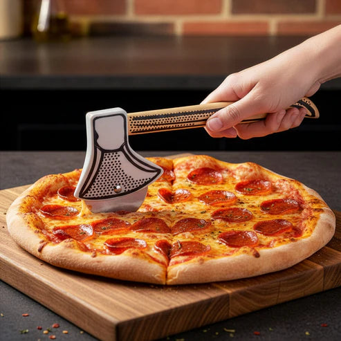 Slice 'N Dice Pizza Cutter Hatchet
