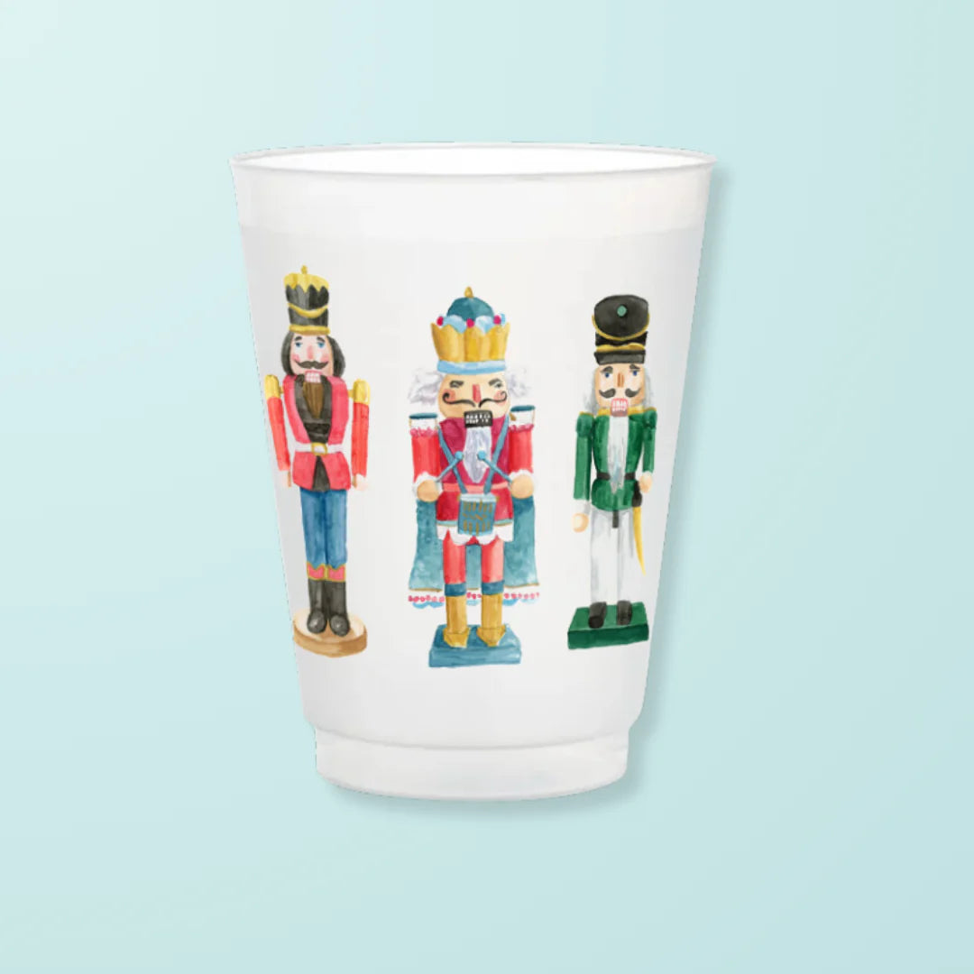 Nutcracker Drummers Frosted Cups