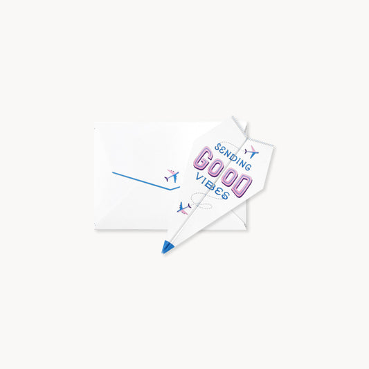 Interactive Enclosure Card: Paper Airplanes