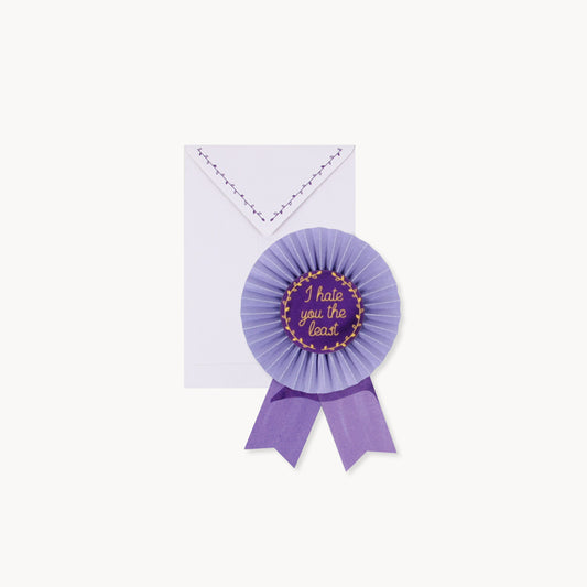 Interactive Enclosure Card: Prize Ribbon
