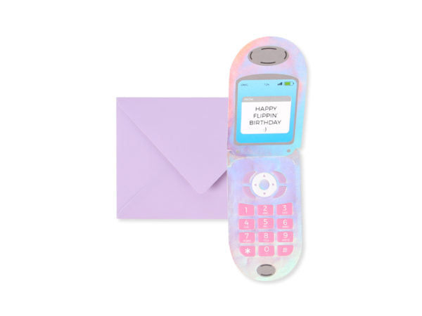 Interactive Enclosure Card: Flip Phone