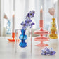 Blue Glass Candleholder
