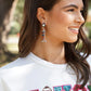 Auburn Tigers Aubie the Tiger Resin Mascot Earrings