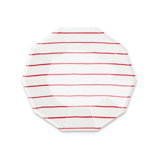 Candy Apple Frenchie Stripe Small Plates