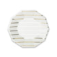 Frenchie Stripe Small Plates: Gold