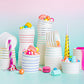 Frenchie Stripe Treat Cups: Gold