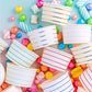 Frenchie Stripe Treat Cups: Gold