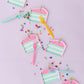 It's a Birthday Cake Slice Canapé Plates
