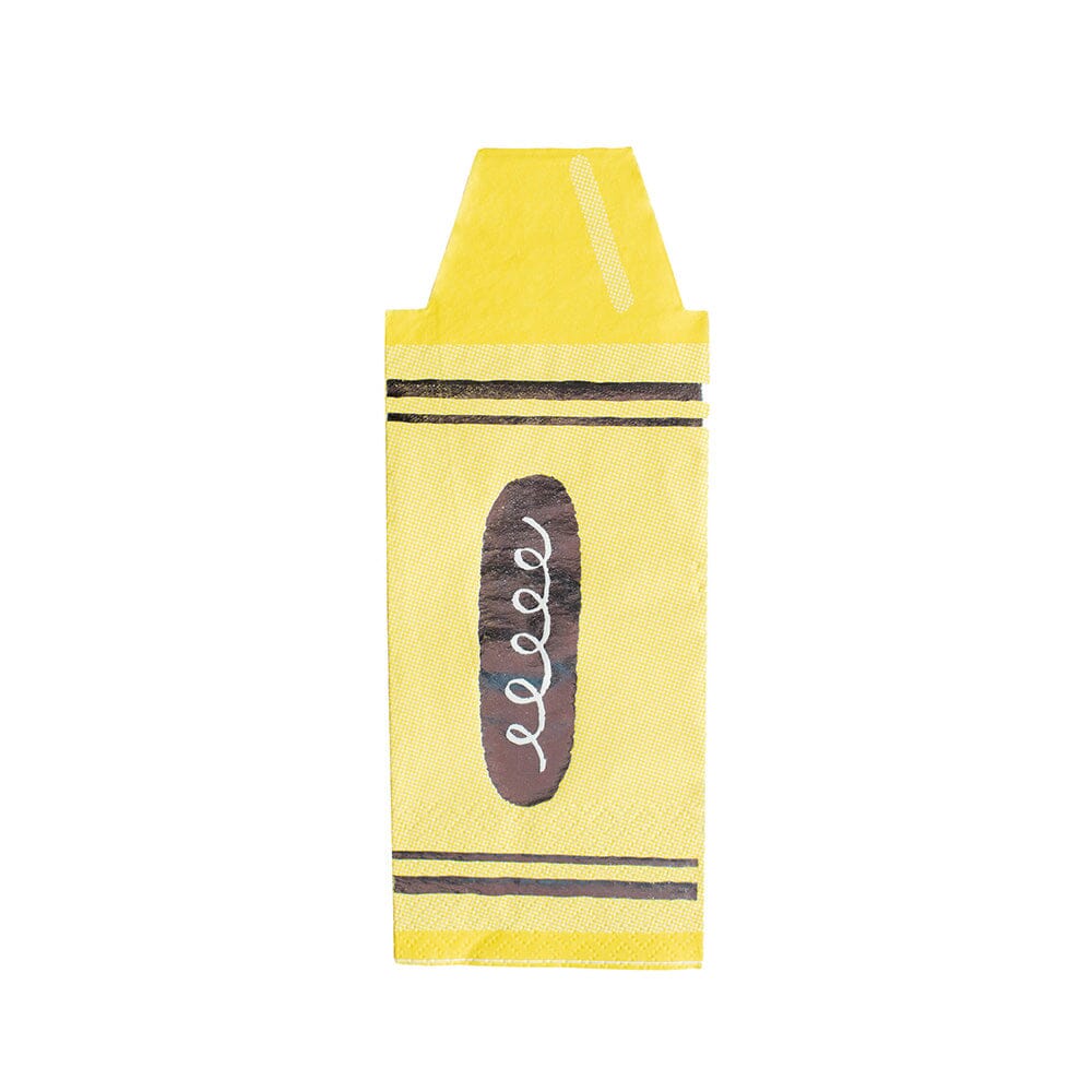 School Days Large Crayon Napkin Set