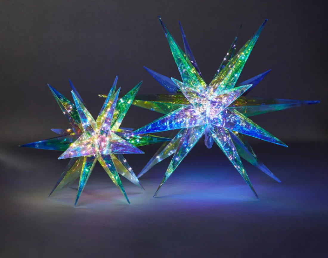 LED Iridescent Starbursts (Multiple Sizes Available)