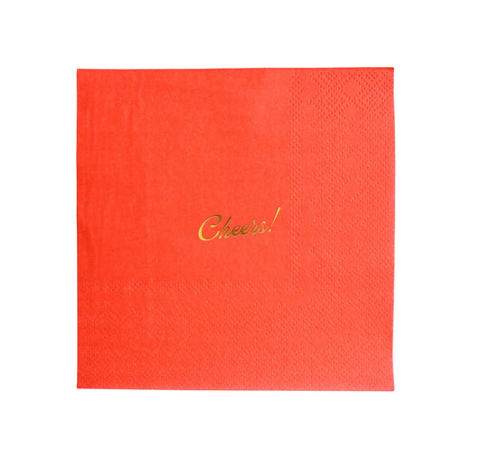 "Cheers" Cocktail Napkins