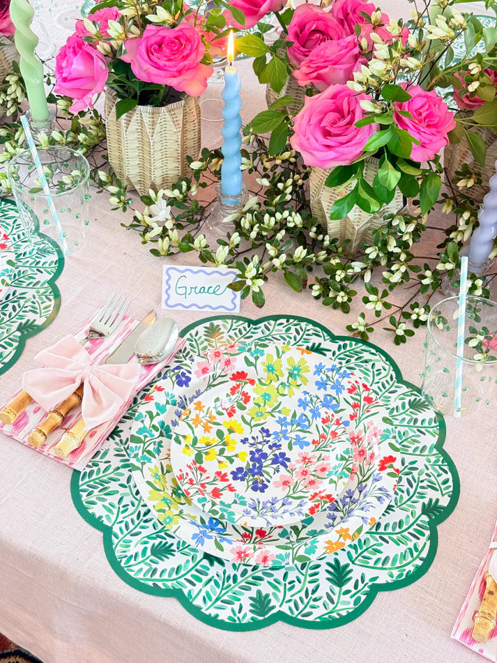 Full Bloom Paper Plates (Two Sizes Available)