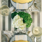 Paper Table Runner: Silver Classic Stripe