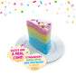 Rainbow Cotton Candy Birthday Cake