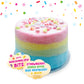 Rainbow Cotton Candy Birthday Cake