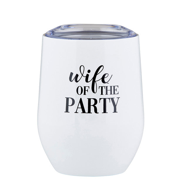 Wife of the Party Wine Tumbler