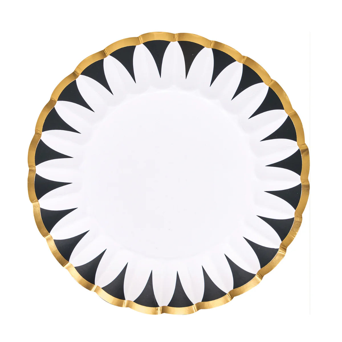 Sophistiplate 8\" Everyday Wavy Paper Salad Plate - Thumbnail 2