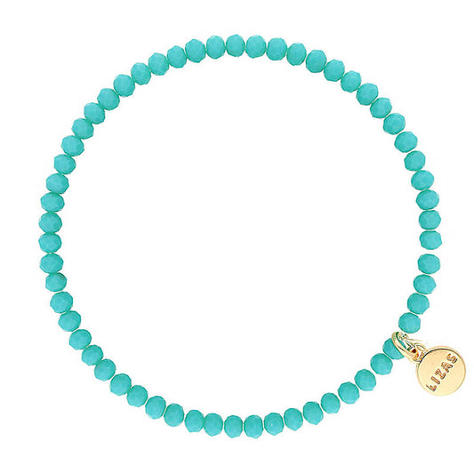 Fineville 3mm Crystal Bracelet: Petrol