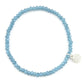 Fineville 3mm Crystal Bracelet: Blue