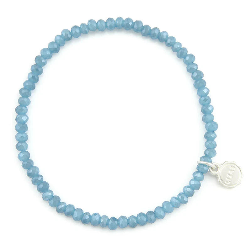 Fineville 3mm Crystal Bracelet: Blue