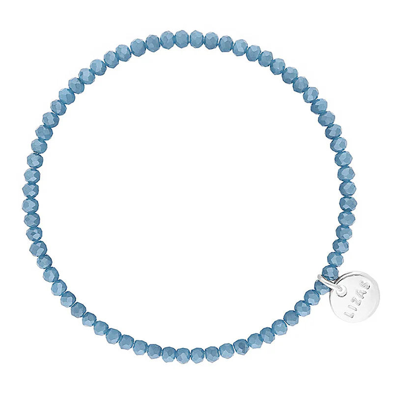 Fineville 3mm Crystal Bracelet: Denim