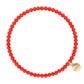 Fineville 3mm Crystal Bracelet: Koralle