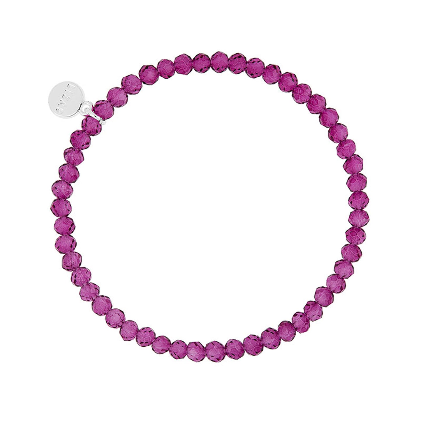 Fineville 3mm Crystal Bracelet: Light Amethyst