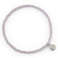Fineville 3mm Crystal Bracelet: Light Purple