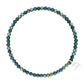 Fineville 3mm Crystal Bracelet: Silver Petrol
