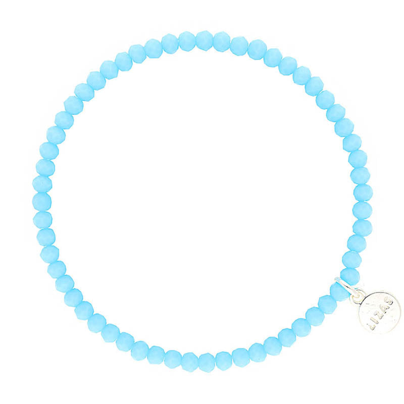 Fineville 3mm Crystal Bracelet: Sky Blue