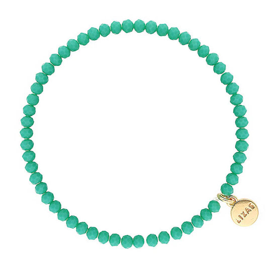 Fineville 3mm Crystal Bracelet: Turquoise