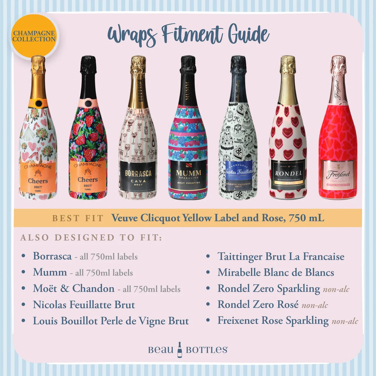 Disco Fever Bottle Wrap (Veuve Edition)