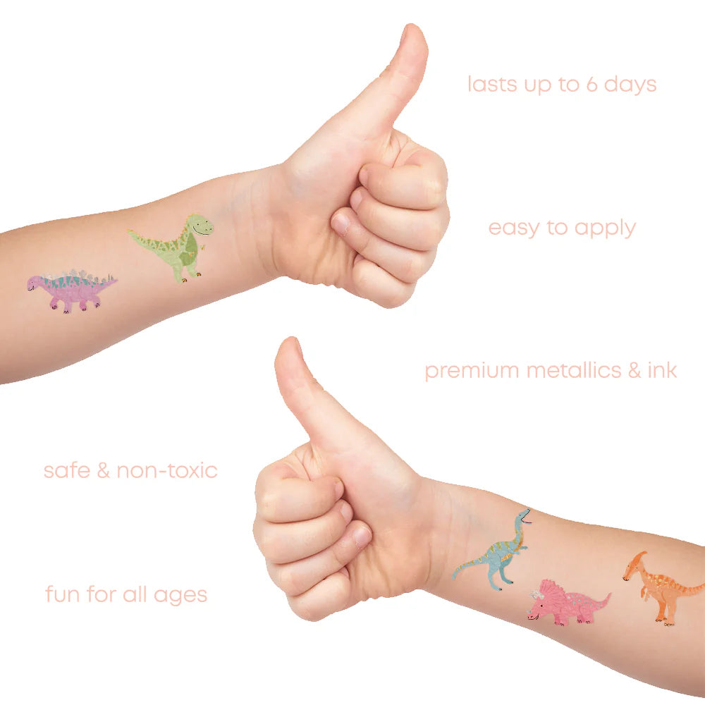 Dinosaur Temporary Tattoo Variety Set